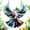 I, variant on Guozer Suncatchers for Windows Hanging Stained Glass Hummingbird Ornament