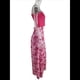 thumbnail image 3 of Conjuntos de 2 Piezas para Mujer, Top Corto de un Solo Hombro, Pantalones Largos y Anchos con Estampado Floral, Conjuntos Palazzo Rosa Roja M, 3 of 5