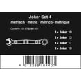 thumbnail image 2 of JOKER SET 4 PCS. SB RATCHETING COMBO WRENCH-SET, 2 of 9