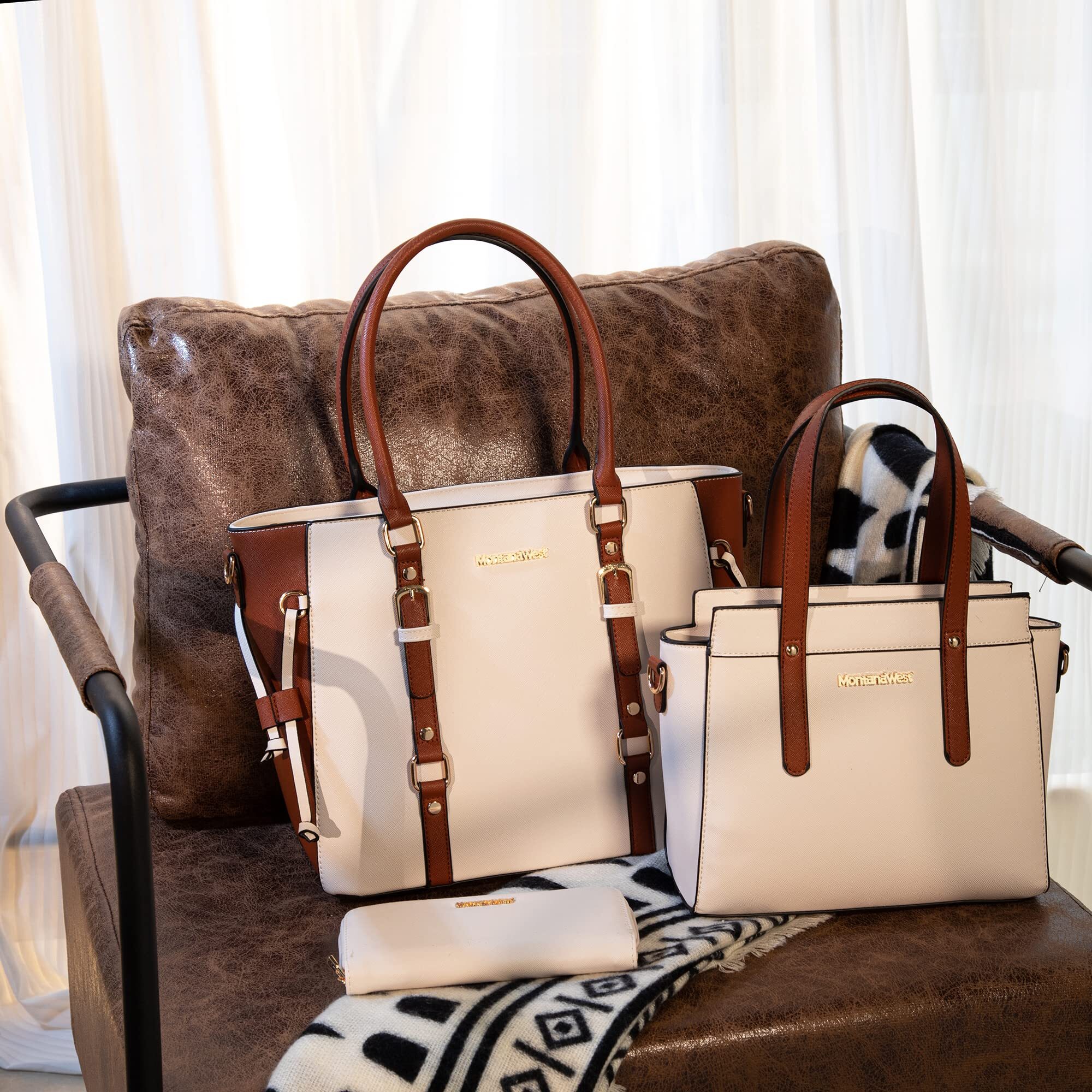 Montana West 3-Piece Tote, Handbag and Wallet Set photo 2