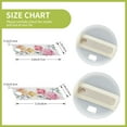 thumbnail image 3 of Kdxio Colorful Flowers Name Plate Compatible Stanley Cups Name Tag Acrylic Nameplate Tumbler Lid Topper for Cup Accessories, 3 of 9
