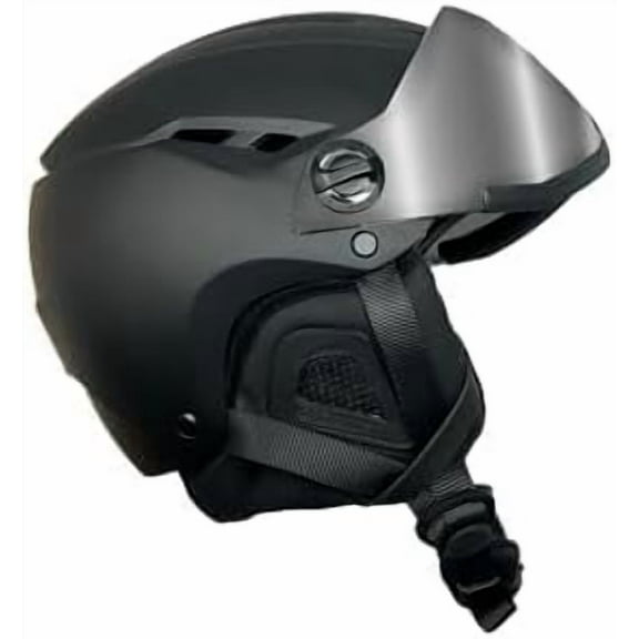 Demon United Ski and Snowboard Visor -Snowboard  with Removable Visor Goggles and Rear Dial Adjustment- Snow Sport Helmets for Men and Women