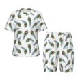 thumbnail image 1 of Fotbe Colorful Grass Pijama Estampada de 2 Piezas para Niños – Ropa de Dormir de Manga Corta Cómoda para Niños y Niñas, Camiseta y Shorts de Algodón-X-Large, 1 of 6