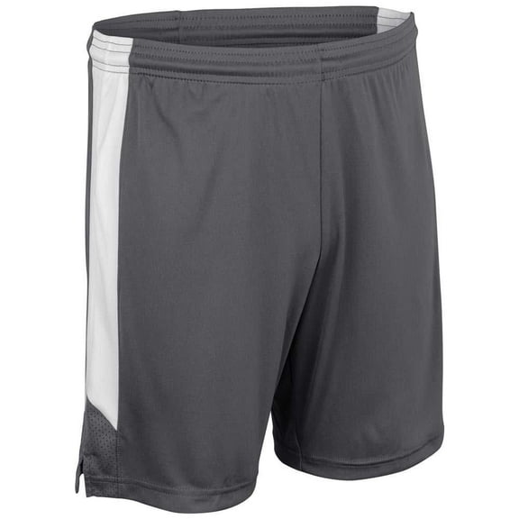 Champro Dagger Basketball Short Unisex-Youth Charcoal White