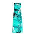 thumbnail image 4 of SMihono Robe Maxi Bohème d'Été pour Femmes Grande Taille Mode d'Été Imprimée Col en V Sans Manches Robe à Enfiler avec Poches Robe de Plage, 4 of 5