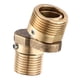 thumbnail image 4 of Conector de codo de ducha de pie curvo en ángulo para plomería de bañera, adaptador de grifo de ducha de baño universal confiable de cobre., 4 of 9