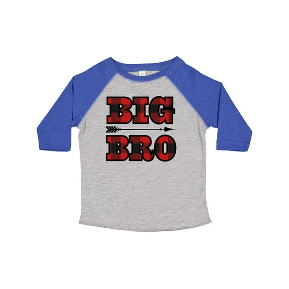 Inktastic Big Bro Buffalo Plaid Brother Boys Toddler T-Shirt