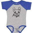thumbnail image 3 of Inktastic French Bulldog Portrait Boys or Girls Baby Bodysuit, 3 of 5