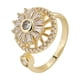 thumbnail image 2 of Fiudx Anillos para Aliviar La Ansiedad, Fidget Spinner de Aleación de Cobre, Antiestrés Giratorio Galaxy, Anillo de Diamantes para Mujer, Ayuda para La Gestión Emocional, La Concentración y El Autocu, 2 of 6