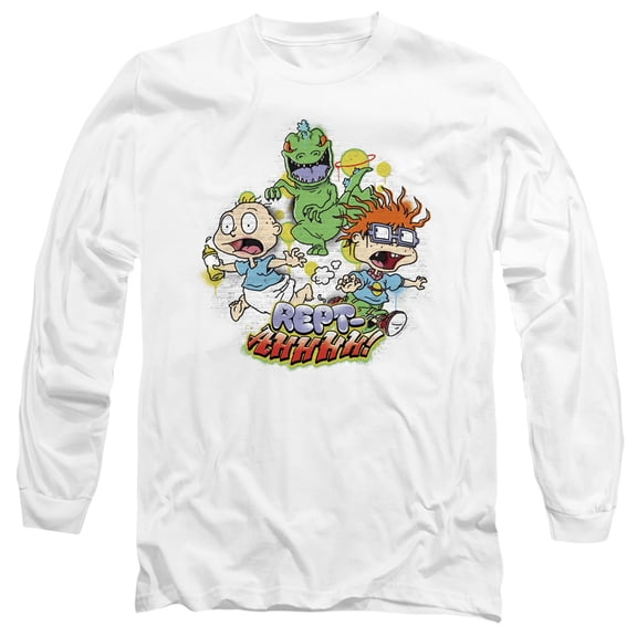 Rugrats Tommy and Chucky Rept-Ahhhhh! Unisex Adult Long-Sleeve T Shirt