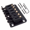 thumbnail image 3 of 6 String Roller Saddle Hardtail Bridge for Electric Guitar, Adjustable Saddles, Easy Installation Kit, 3 of 13