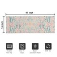thumbnail image 5 of Pink Floral Pattern Door Rugs,Washable Non Slip Door Mats Indoor,Decorative Door Mats,Entry Mat Indoor for Entrance,Bedroom,Kitchen,Bathroom,16"x47", 5 of 6