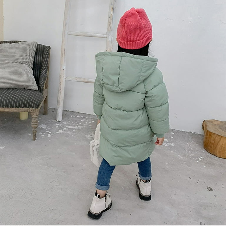 Toddler girl clearance long puffer coat