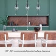 thumbnail image 6 of Hunter - Maple Park 3-light Noble Bronze, Large Cluster Light, Dimmable, Casual Style, Linear Shaped, for Bedrooms, Dining, Living Rooms - 19900, 6 of 8