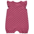 thumbnail image 3 of Cudlie 2-Pack Baby Girl Rompers – Soft Cotton, Everyday Comfort, 3 of 6