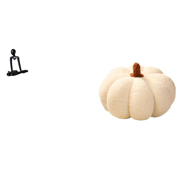 Escultura Abstracta De Calabaza, Adorno De Almohada Para Dormitorio, Armario, Estantería, Sofá, Cojín, Figura Decorativa, Estatua Para Decoración De Halloween