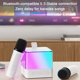 thumbnail image 1 of SUSUchens - Altavoz de karaoke portátil con micrófono inalámbrico, tarjeta de sonido DSP, batería recargable, compatible con Bluetooth 5.3, para cantar en casa y actividades al aire libre,, 1 of 8
