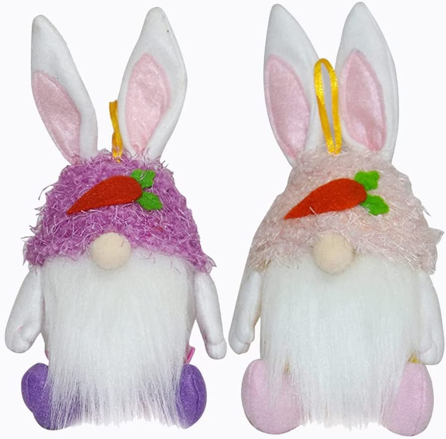 3 Pack Easter Gnome Rabbit Candy Jar Purple/Blue/Pink Easter Gnome Doll Hanging Ornaments Bunny Candy Jelly Container Cookie Jar for Easter Decorations Kids Easter Basket Gifts 3 Pack Easter Gnome Rabbit Candy Jar Purple/Blue/Pink Easter Gnome Doll Hanging Ornaments Bunny Candy Jelly Container Cookie Jar for Easter Decorations Kids Easter Basket Gifts