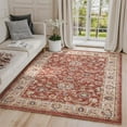 thumbnail image 2 of Abani Babylon 5'3"W x 7'6"D BYL110B Traditional Red Area Rug, 2 of 6