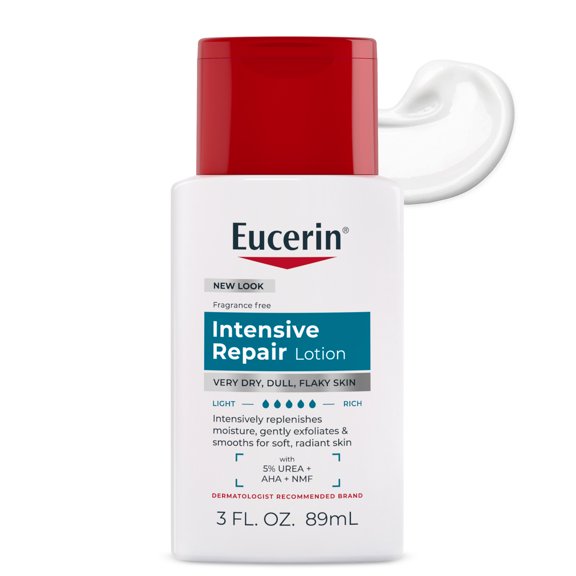Eucerin Intensive Repair Lotion Bottle, 3 oz