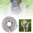 thumbnail image 1 of Dsscvnef Inflatable Dog Collar Soft Dog Inflatable Recovery Collar Pet Collar Comfortable E Collar Suitable for and Licking After for Medium and Large Dogs Gray, 1 of 8