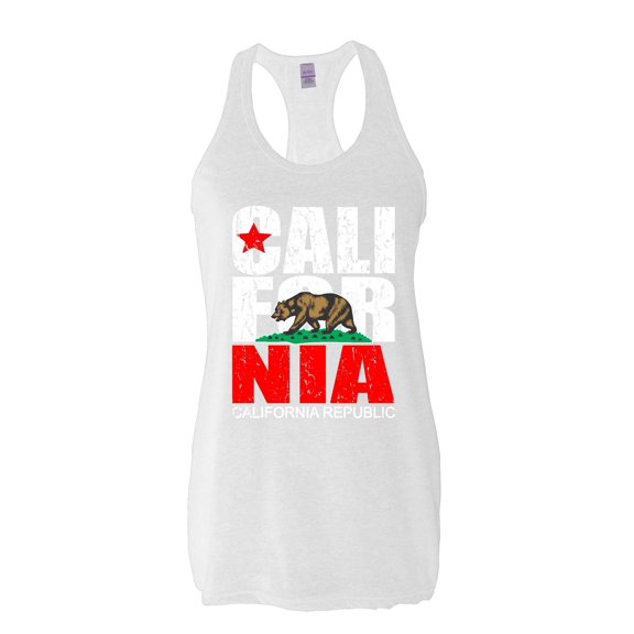 Women's Racerback Tank Top - California Cali