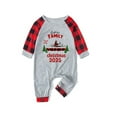 thumbnail image 2 of REORIAFEE Family Christmas Pajama Sets 1 Piece Baby Loungewear Long Sleeve Jumpsuit Plaid Soft Lightweight Sleepwear Multicolor 6-24 Months, 2 of 3