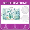 thumbnail image 3 of Erosebridal Sea Turtle Placemats Set of 4 12"x18" Cute Ocean Marine Table Mats Placemat Watercolor Underwater Animal Placemats for Dining Table Indoor Outdoor Kitchen, 3 of 4