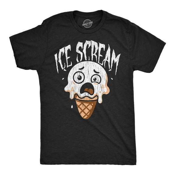 Mens Funny T Shirts Ice Scream Sarcastic Horror Graphic Novelty Tee For Men Graphic Tees