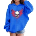 thumbnail image 2 of YUNAFFT Boys & Girls Hooded Sweatshirt Halloween Pullover 4-14Y | 8 Colors | Japanese Polyester | Loose Fit Casual Y2K Style, 2 of 9