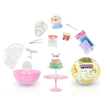 MGA's Miniverse Make It Mini Birthday Walmart Exclusive, Mini Collectibles, Blind Pack, DIY, Crafts, Resin, Novelty, Party Favors, Pinata, 8 