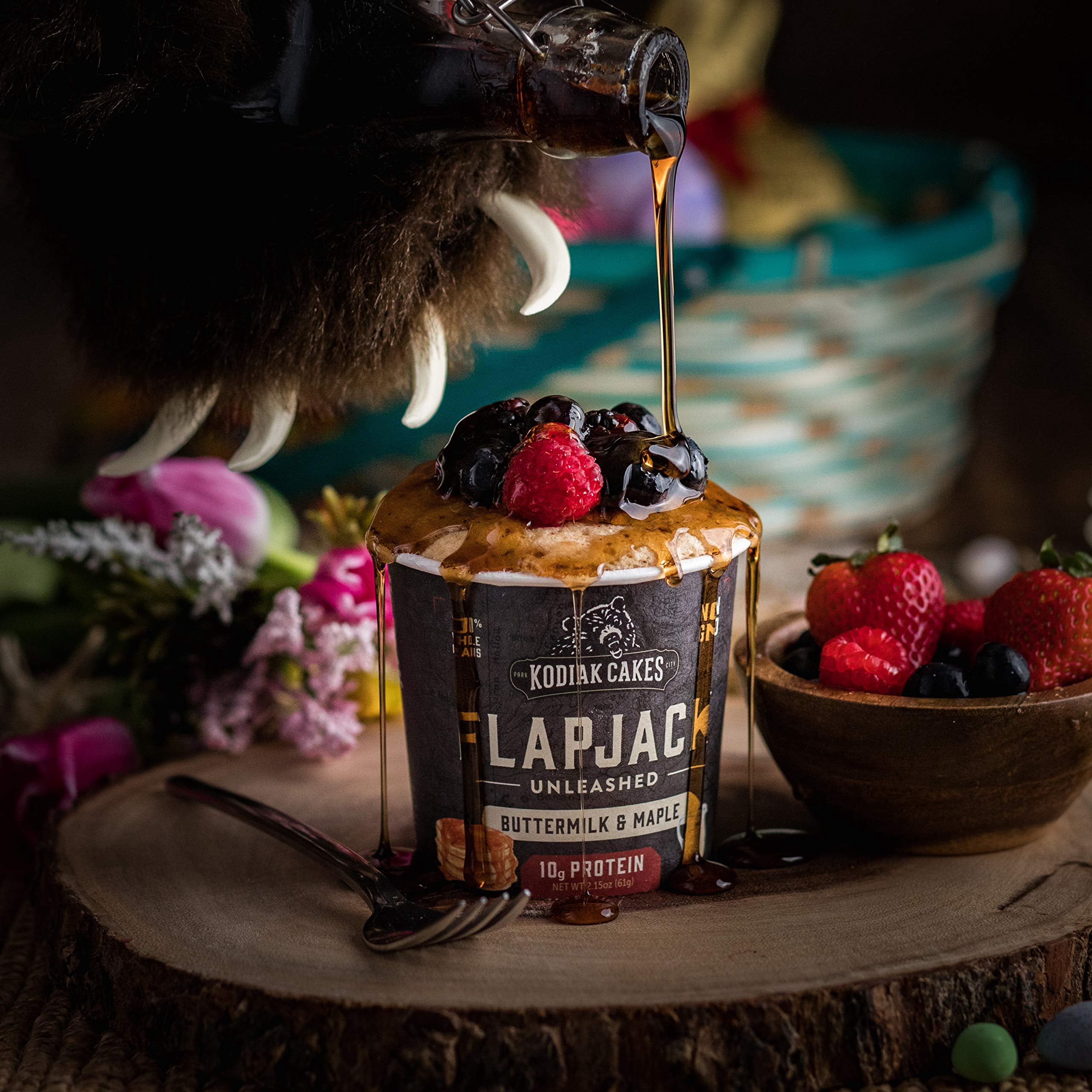 Kodiak Cakes Flapjack Unleashed Cup, Buttermilk and Maple, 2.15 oz (Pack of 10)