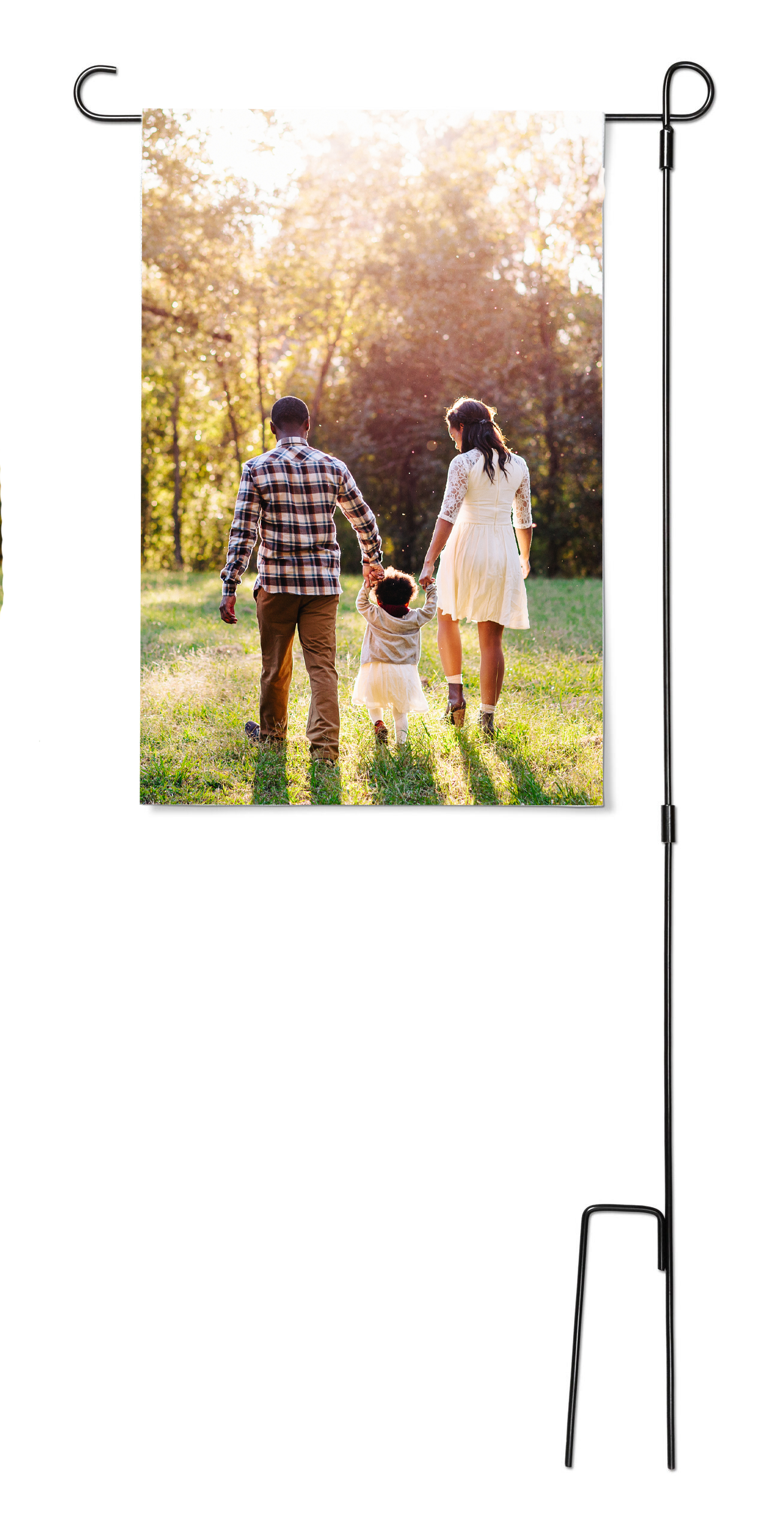 Your Design Your Flag Personalized Yard Flag Custom Outdoor Garden Flag with Iron Stake Double-Sided Polyester Lawn and Porch Décor Weather-Resistant Fade-Proof