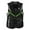 Black/Lunar/Dayglo, variant on O'Neill Reactor USCG Wakeboarding & Waterskiing Life Vest, Size Large, Blue