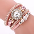 thumbnail image 2 of Reloj HUOGUO Weave Wrap Quartz Wrap, pulsera vintage para mujer, 2 of 4