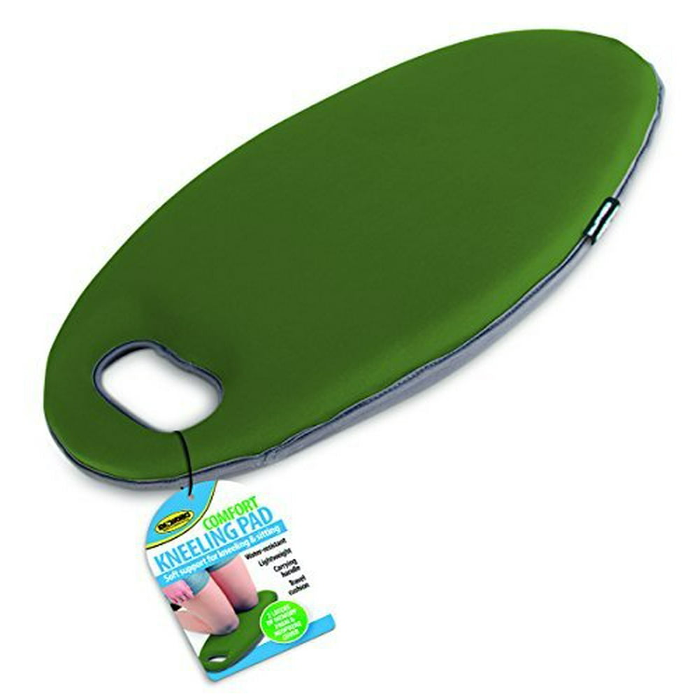 Foam Comfort Cushion Sitting or Kneeling Pad With Carrying Handle Green