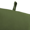 thumbnail image 4 of Jordan Manufacturing 44" x 22" Veranda Hunter Green Solid Rectangular Outdoor Chair Cushion with Ties and Hanger Loop, 4 of 12
