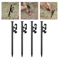 thumbnail image 4 of 4pcs para , toldo para , clavija, para 25cm shamjiam Estacas de clavijas de carpa, 4 of 9