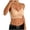 #611-Beige, variant on Wowcloth Bra for Women, Solid Color Wire-Free Seamless with Thin Molded Cup and Adjustable Straps for Daily Wear
