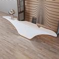 thumbnail image 4 of Paint luxury creative cashier special-shaped front desk reception desk custom welcome front desk FRP fashion bar My Lux Decor Round, 4 of 5