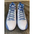 thumbnail image 3 of Ni - ke Ni - ke Jordan 12 Mid Alpha 3 UNC Tar Heel PE Football Cleats White Blue Men Sz 16, 3 of 5