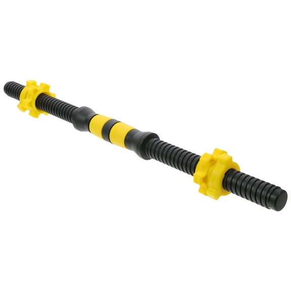 LEORX 1Set Foam and Steel Dumbbell Connecting Bar for Strength Training