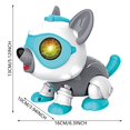 thumbnail image 3 of Robot Dog For Kids Electronics Robotic Dog Toys With Bone Voice Control Pet Robot Toys Like Real Dogs Interactive Puppy Birthday For Boys, 3 of 7