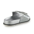 thumbnail image 3 of Nature Breeze Thelma-02 Womens Rhinestone Slide in Silver, 3 of 4
