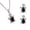 D, variant on Fiaya Women Turtle Cubic Zirconia Jewelry Set of 3, Sea Animal Crystal Necklace Earring Set, Jewelry Accessories for Women Anniversary Gift (E)
