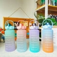 thumbnail image 3 of PENGXIANG 2000ml Plastic Gradient Straw Water Cup Kettle, 3 of 9