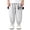 Gray, variant on BXSRUTA Toddler Cotton Jogger Pants with Cute Bear Print Elastic Waist and Ankles for Boys and Girls