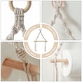 thumbnail image 4 of unbranded 1Ud Toallero De Pared Beige Con Estante Y Bohemio Para Y Cocina, 4 of 8