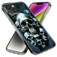 thumbnail image 2 of MUNDAZE Apple iPhone 13 Graveyard Death Dream Skulls Double Layer Phone Case Cover, 2 of 5