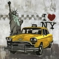 thumbnail image 3 of Rabo, Clayton 15x15 Black Modern Framed Museum Art Print Titled - I Love New York, 3 of 5